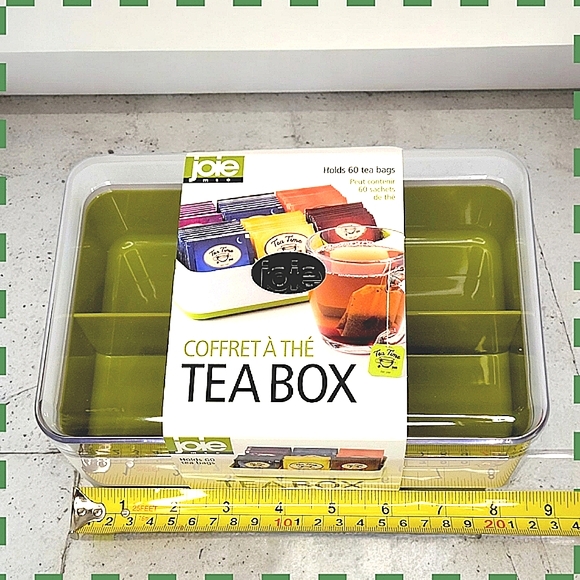 🆕️ Tea Box with 60 Bag Storage Capacity - NWT - Picture 6 of 8